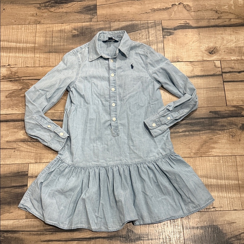 Polo Ralph Lauren Light Blue Kids Dress